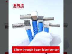 LUOSHIDA Small Through Beam Laser Sensor Elbow / Bend 90 Degree