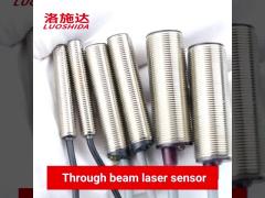 Cylindrical Through Beam M12 Proximity Sensor Switch Laser Displacement Sensor