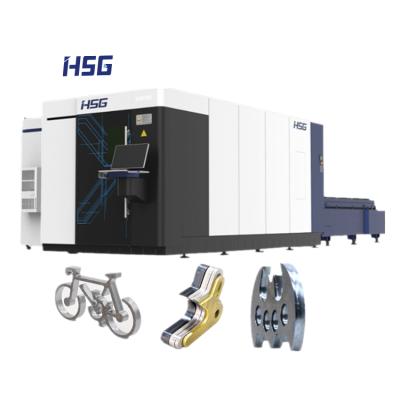 China Automatic Closed Body Double Plate 20mm Price 2000w CNC Fiber Laser Steel Cutting Cutting Machine for sale