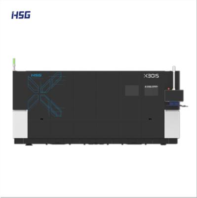 China Laser CUTTING HSG High Precision Sheet Metal Laser Cutting Machine 1500W To 3000W Small Size for sale