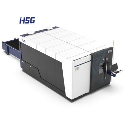 China Laser CUTTING CNC Fiber Laser Cutting Machine China Guangdong HSG 1500W Price Metal Cutter for sale