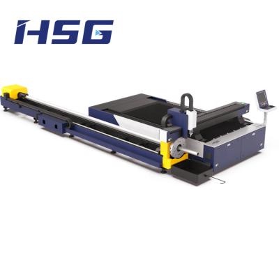 China HS-GB High Quality Automated Loading Fiber Metal Laser Cutting Machines HSG 1.5-6kwatt for sale