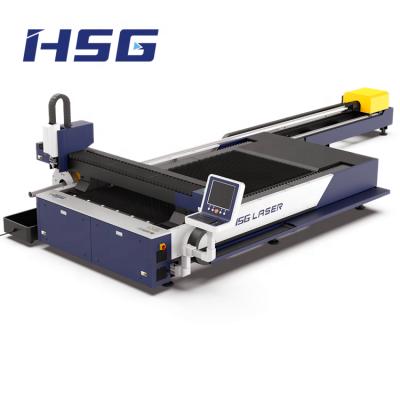 China HS-GB Automated Iron Loading Sheet And Tube Laser Cutting Machine HSG 3kwatt for sale