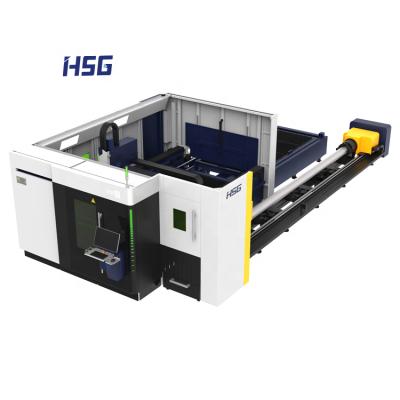 China Laser CUTTING HSG 8W-12kW High Power Sheet And Tube Laser Cutting Machine Production Process for sale