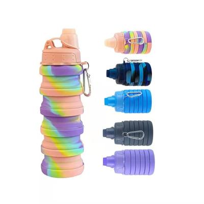 China Viable Collapsible Water Bottle Water Bottle Kids Reservoir Foldable Sports Water Bottles for sale