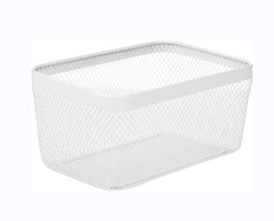 China Wholesale Metal Storage Basket Sustainable Metal Storage Basket Large Metal Bins Vegetable Storage Basket for sale