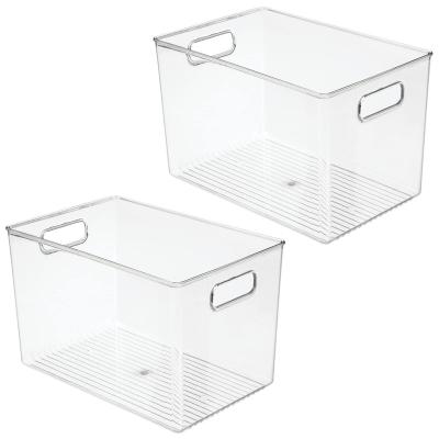 China Home Storage Bin Stackable Bin Stackable Plastic Box Storage Bin Plastic Deep Home Trash Bin for sale