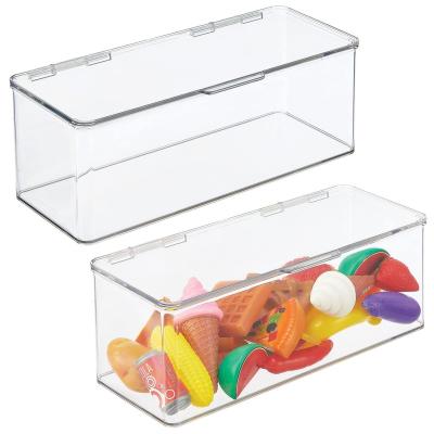 China Viable Plastic Storage Bins With Lid Bin Plastic Cubby Storage Box Plastic Bins With Lid for sale