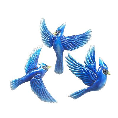 China Custom New Arrival Metal Bird Wall Art Wall Hanging Art Birds Metal Wall Art Eco-friendly for sale