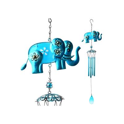 China Eco-friendly Outdoor Garden Yard Bells Tubes Garden Decorations Custom Wind Chime Elephant Wind Chime Outdoor for sale