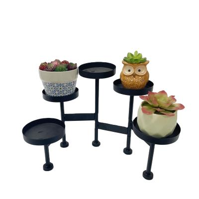 China New Arrival Durable Material Plant Pot Stand Foldable Plant Stand Canld Stand Metal for sale