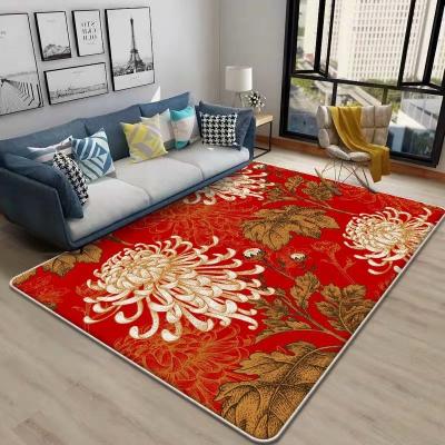 China High Quality Designer Brand Wool Rugs Rugs And Blankets Handmade Living Room Pattern Printed Washable for sale