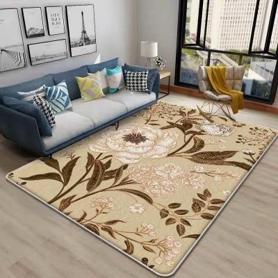 China Designer Pattern Printed Brand Turkey Washable High Quality Blanket Wool Carpets Shaggy Living Room Sets for sale