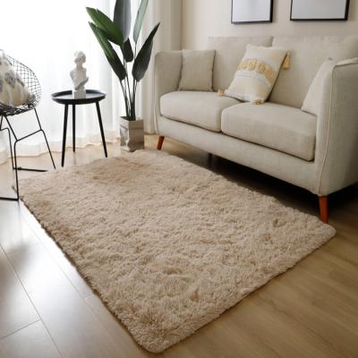 China Brown Plush Floor Washable Custom Soft Area Rugs Carpet Modern Living Room Machine Wash Rug For Sale for sale