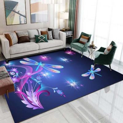 China Large size machine made washable rug for sale factory direct 3D industrial rug for sale