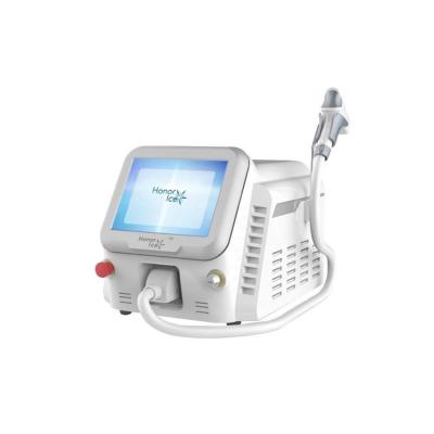 China Portable Laser Permanent Hair Removal Equipment Anti-ice Hair Removal Diode Aesthetic Equipment 808nm 755nm 1064nm Wavelength for sale