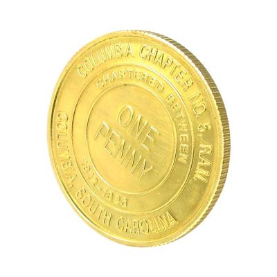 China Europe Wholesale Custom Metal Coins Custom Coin Maker Customized Gold Coin for sale