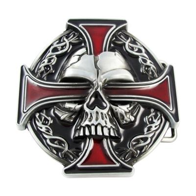 China Durable Eco-Friendly Washable Pin Belt Buckle /Attractive Manufacturer Belt Accessories Custom Skull for sale