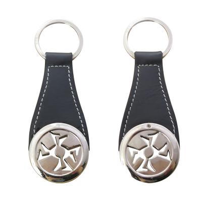 China Promotional Hot Selling Promotional Gifts OEM Designer Key Chain Custom Keychains Supplier High End Leather Key Chain for sale