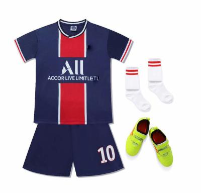 China Custom Football Club Jersey Sets Soccer Jersey Kids for sale