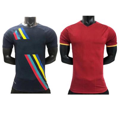 China Square 21-22 Best Selling Vintage Football Soccer Jerseys Custom Soccer Jersey Breathable Sublimated Tank Tops for sale