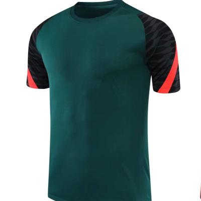 China Wholesale Soccer Wear Dark Green Soccer Uniform Sets Set Breathable Training Jogging Wear for sale