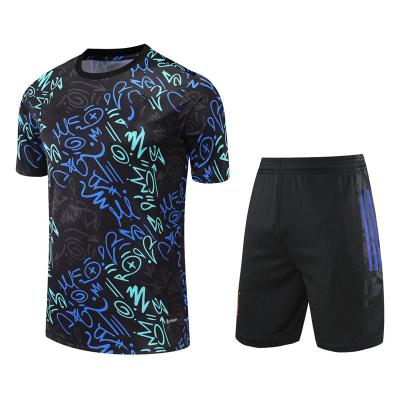 China Sets Latest National Football Sport Wear Men Set Soccer Wear Uniforms Quick Dry Training Wear for sale