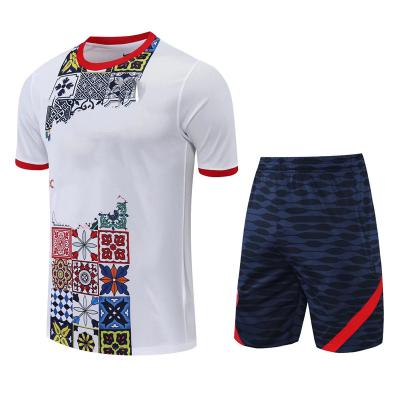 China Sets High Quality Soccer Wear Soccer Uniform Set Breathable Srort Wear Jogging Training Soccer Wear for sale