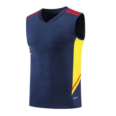 China Wholesale custom sfootball singlet vest soccer jersey factory price sets custom sfootball jersey for sale