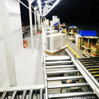 China Heat Resistant Split Unit Automatic Conveyor / Manual Air Conditioner Production Line for sale