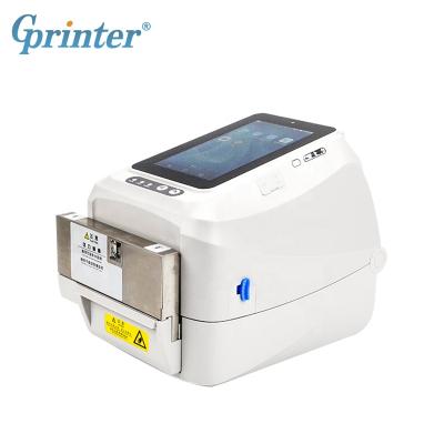 China Free Android Software Black And White Android 7 Inch All In One Thermal Transfer Barcode Printer With Auto Cutter for sale