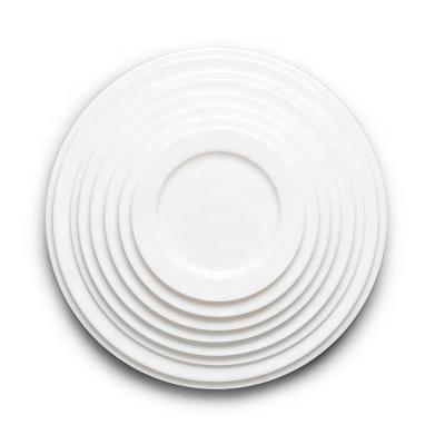 China High Quality Cheap Buffet Stocked Melamine Round Unbreakable Plates For Restaurant for sale