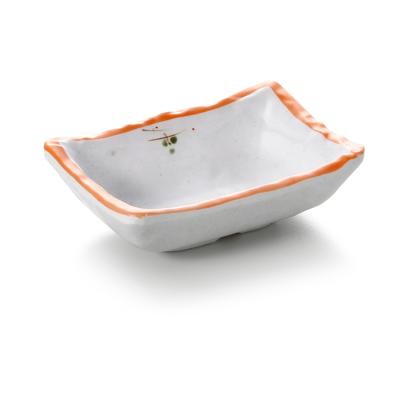 China Good Quality Reusable Melamine Sauce Dish Side Dish Side Sauce Bowl Tempura Stocked Small Sauce Mini Dish for sale