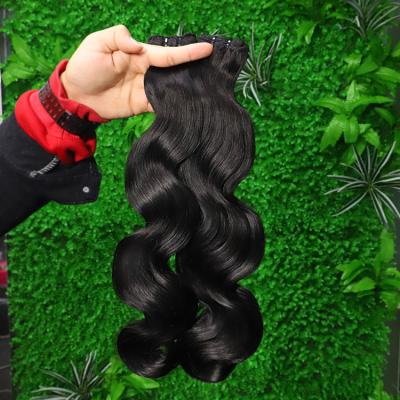 China Raw Virgin Hair Body Wave BEHAIR Cambodian Bundle Body Burmese Raw Cuticle Lined Unprocessed Indian Temple Hair Double Drawn for sale