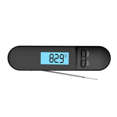 China Food Gravity Response Meat Thermometer Digital Instant Read Waterproof Food Cooking Backlit BBQ Grill for sale