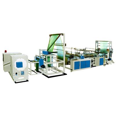 China Fully Automatic Factory Vest Eight Fold Rolling Bag Making Machine for sale