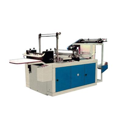 China Supermarket Shopping Bag Cold Cut Hot Sealing Bag Making Machine T-shirt and Flat Bag Machine for sale