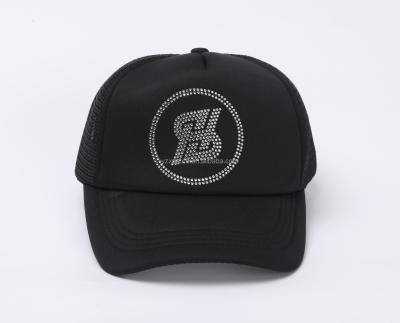 China Nickel Free High Quality Custom Sports Mesh Rhinestone Trucker HAT for sale