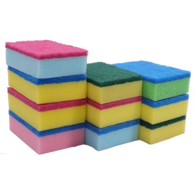 China High Density 2022 Popular Newcomer Viable Cleaning Kitchen Dish Scrubber Pad Scrubber Eco-Friendly Reuse Cleaning Sponge for sale