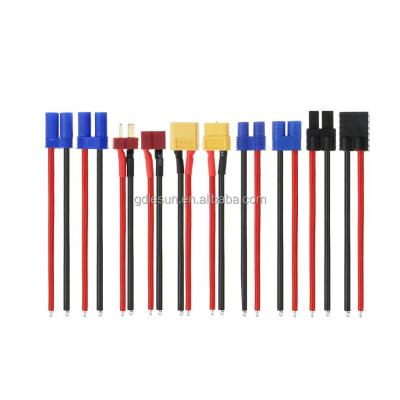 China Electronic Custom Xt30 Xt60 Xt90 Xt90s Connector Male To Female Wire 16awg 14awg 10awg 10cm 15cm 20cm Silicone Extension Cable 30cm for sale