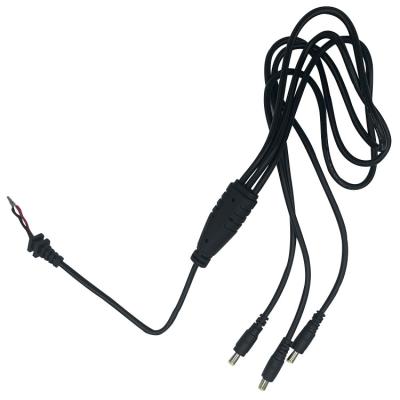 China Custom Electrical 1 To 3 Female To Male Laptop 5.5*2.5 / 5.5*2.1 DC Cable for sale