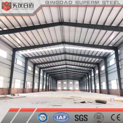 China Steel Structure Warehouse 500 sqm 20x25m Prefab Steel Structure Building Workshop Warehouse for sale