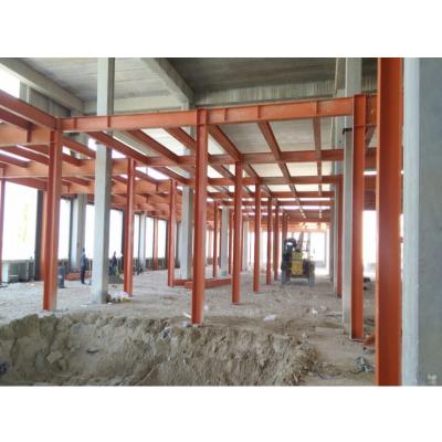 China Industrial Workshop Warehouse Design Two Story Light Metal Steel Structure Shed Prefab Building for sale