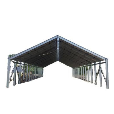 China Hot Dipped Galvanized Solar Panel Parking Lot Steel Frame Metal Building Material Solar Panel Parking Lot for sale