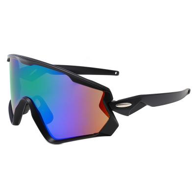 China Cheap Sports Windproof Eyewear UV400 Ridding Sunglass Mens Sunglasses Cycling With Soft Nose for sale