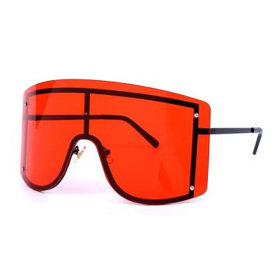 China Fashion sunglasses frame sunglasses fashion wind big - proof glass color frame cross-border sunglasses for sale