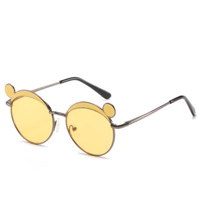 China Retro Outdoor Oval Filterable Style Outdoor Oval Filterable Fashion Sunglasses Fashion Children's Glasses Punk Sunglasses for sale