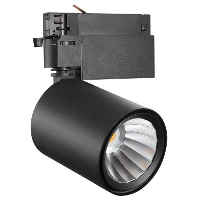 China Modern 30W 90Ra 120lm/w led track spotlight 4 wire for EU commercial mall lighting for sale