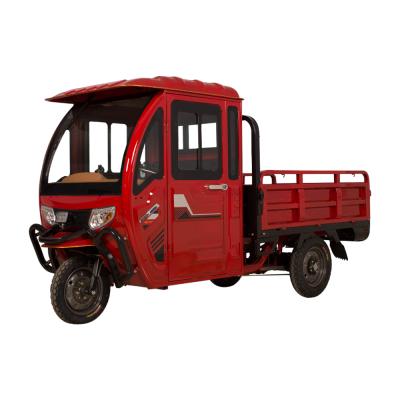 China Hot sale 48V/60V half enclosed cargo use electric tricycle with cabin /cargo truck/electric tuk tuk for sale