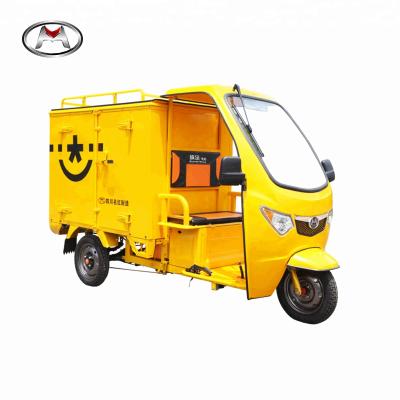 China New cargo model for closed cabin heavy loading express electric cargo bike/tricycle for business delivery Aries C2 for sale